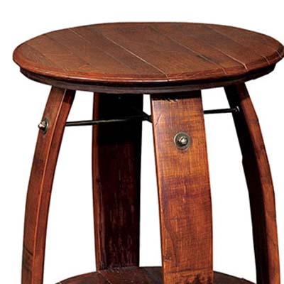2 day designs barrel end table