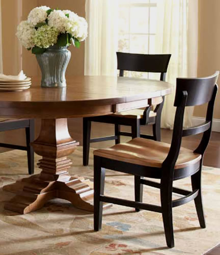 Nichols and Stone tables and chairs