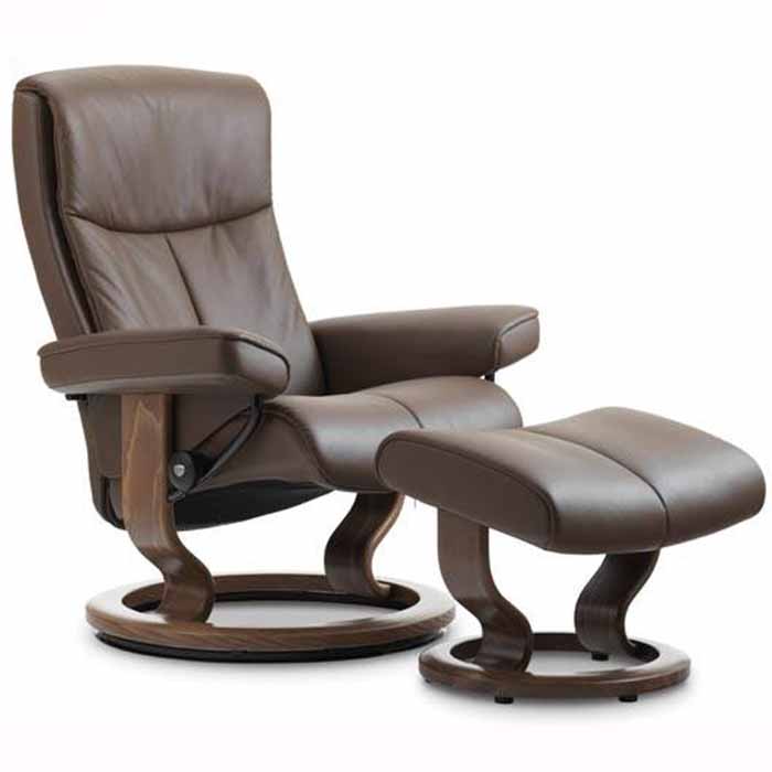 peace stressless recliner classic base