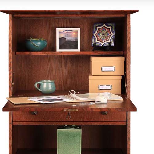 stickley 2018 collector's edition drop front desk