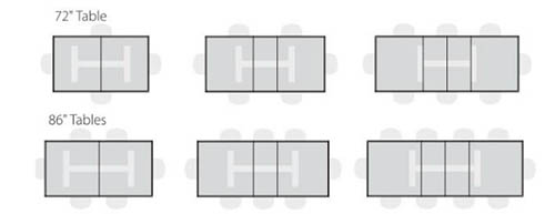 palisade table configurations