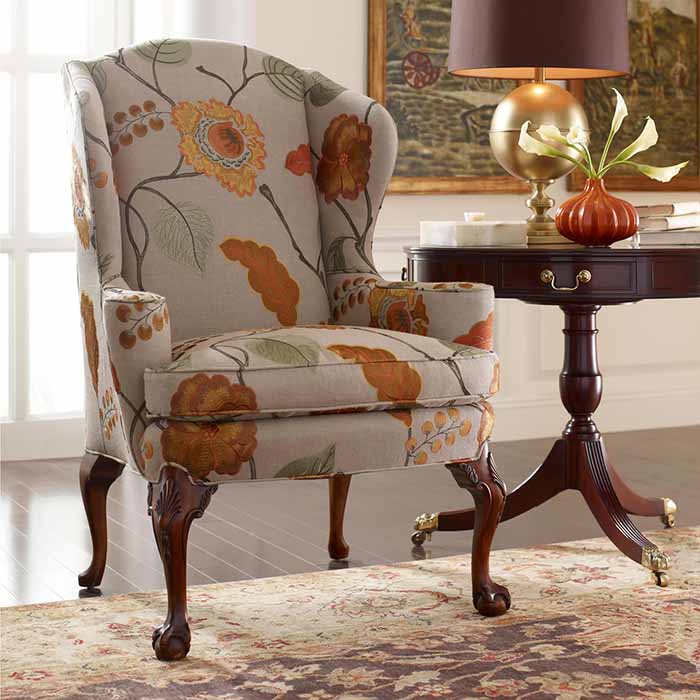 stickley brooklyn heights wing chair