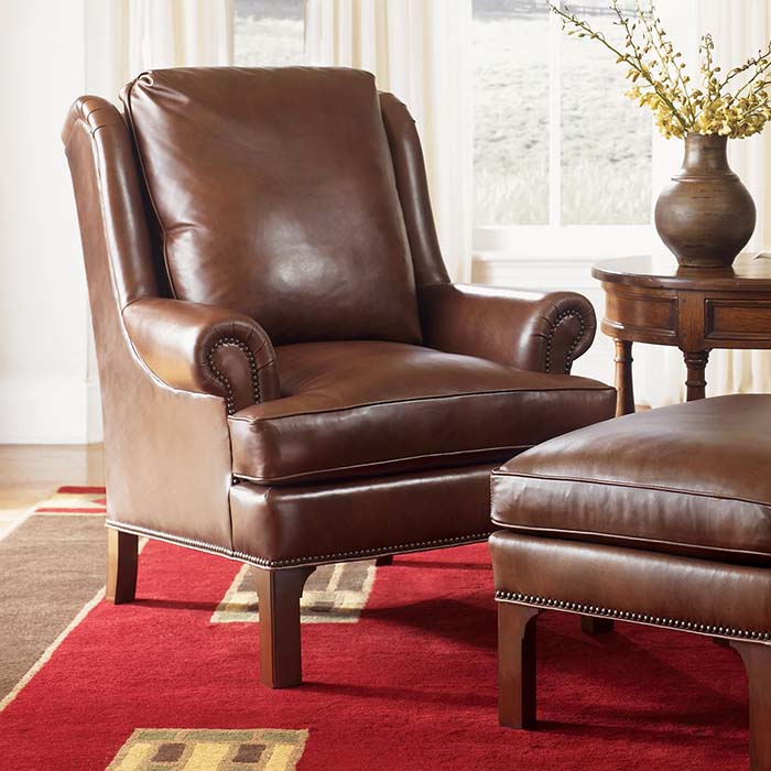 Stickley Pinehurst leather chair