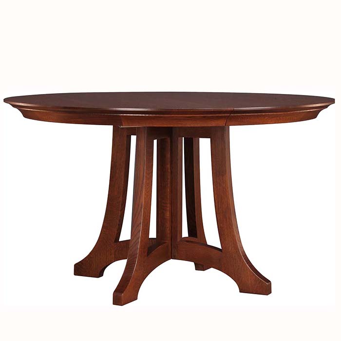 Round Mission Dining Table Off 63, Round Mission Style Dining Table