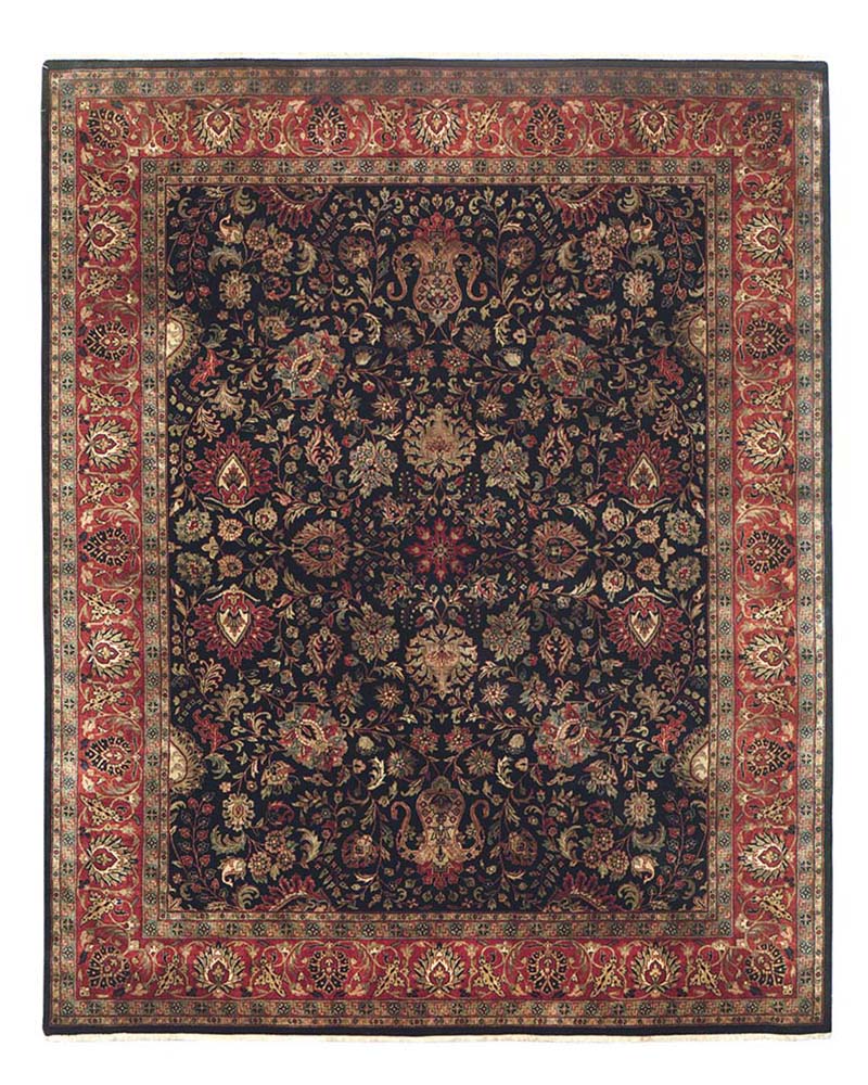 Taj Kashan rust Stickley rug
