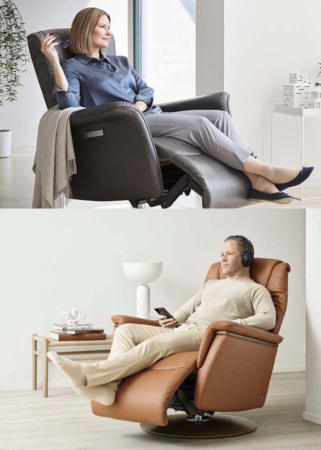 max and mike stressless recliners