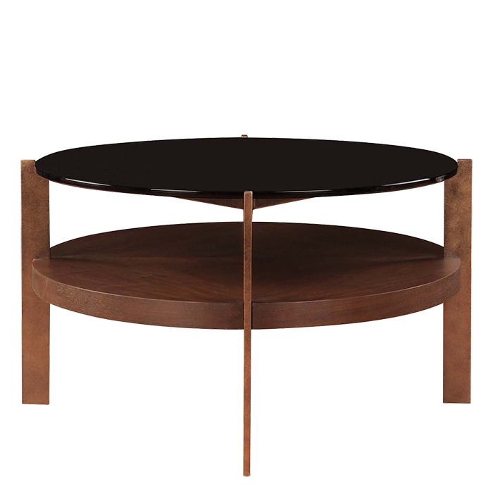 brower round cocktail table studio by stickley