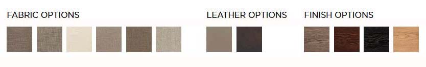 fabric leather options studio by stickley