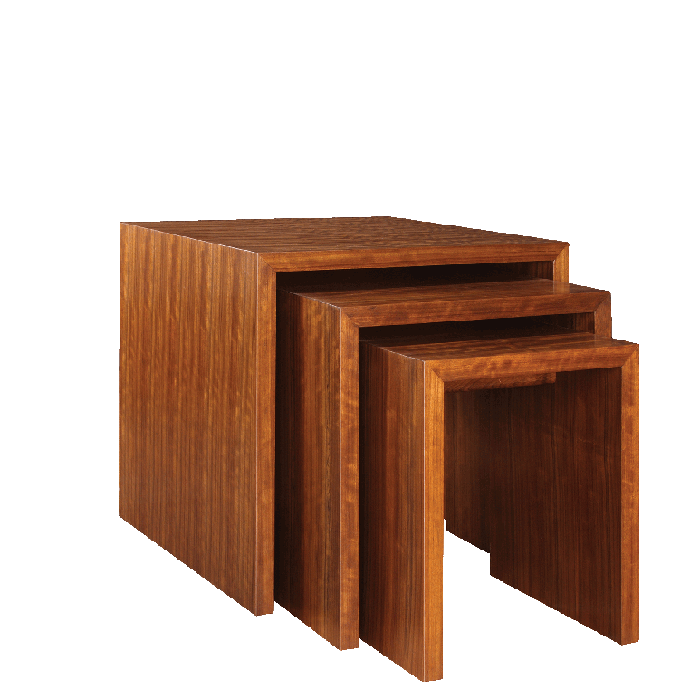 mmozambique nesting tables studio by stickley